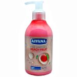 کرم آبرسان آیانا پمپی رایحه هلو 250 میلی لیتر کارتن 36 عددی