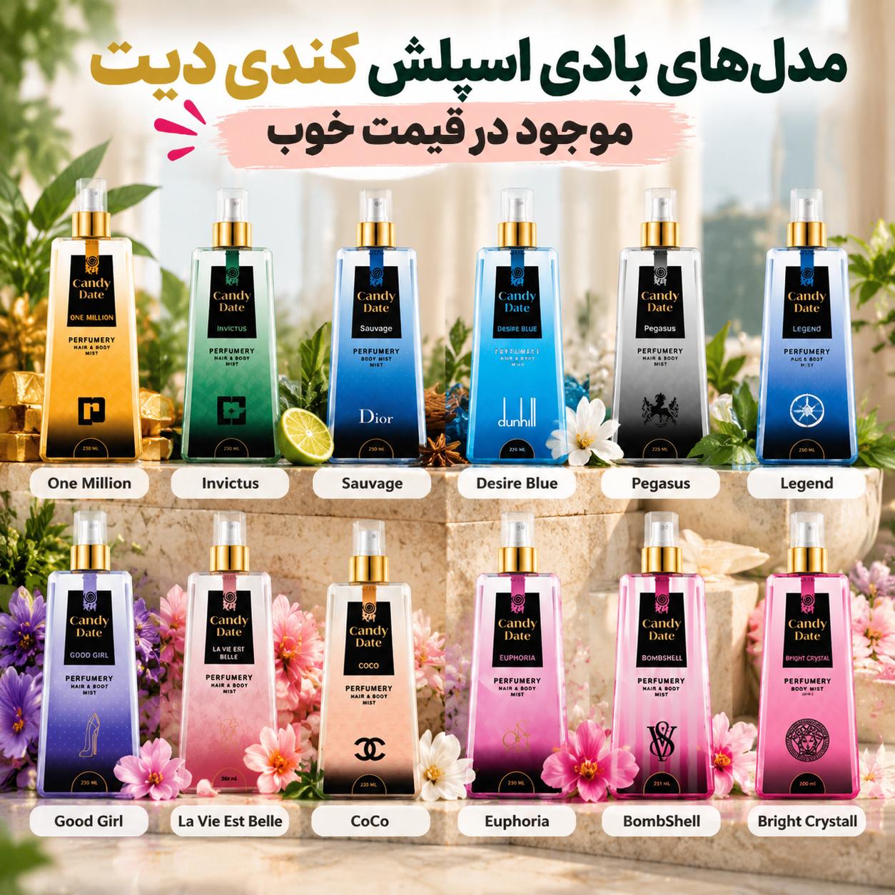 بادی اسپلش کندی دیت؛ معرفی رایحه‌های محبوب و راهنمای انتخاب