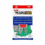 دستکش کار نخی با روکش لاتکس کارووکس Karuvex سایز XL